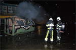 Prio 2 Containerbrand OSG Piter Jelles Bleekerstraat Kollum